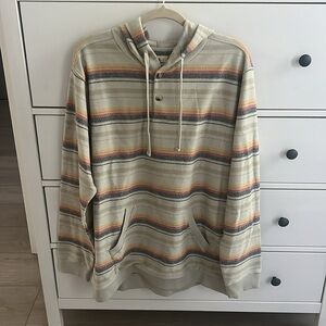 Men’s Tan Toes on the Nose Cabo Pullover Hoodie Size XL